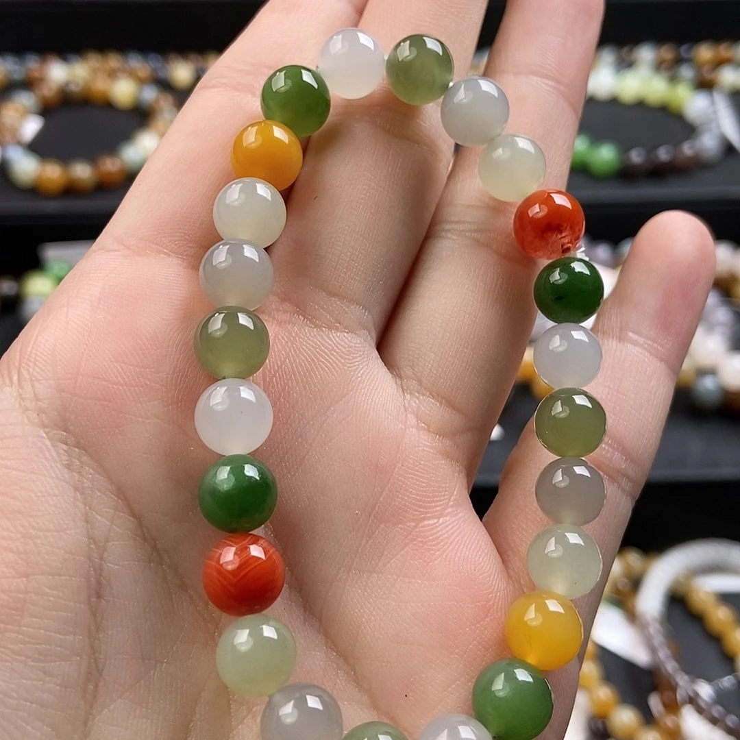 和田玉未镶嵌手链