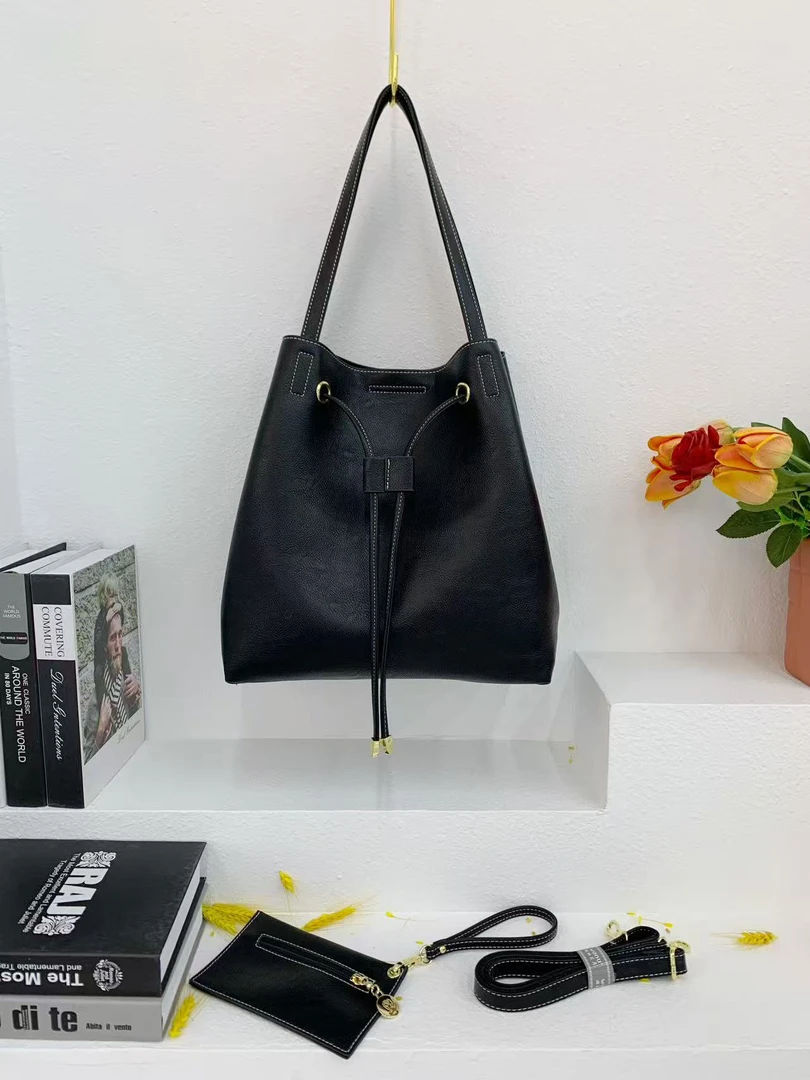 新款简约大容量水桶腋下女包018