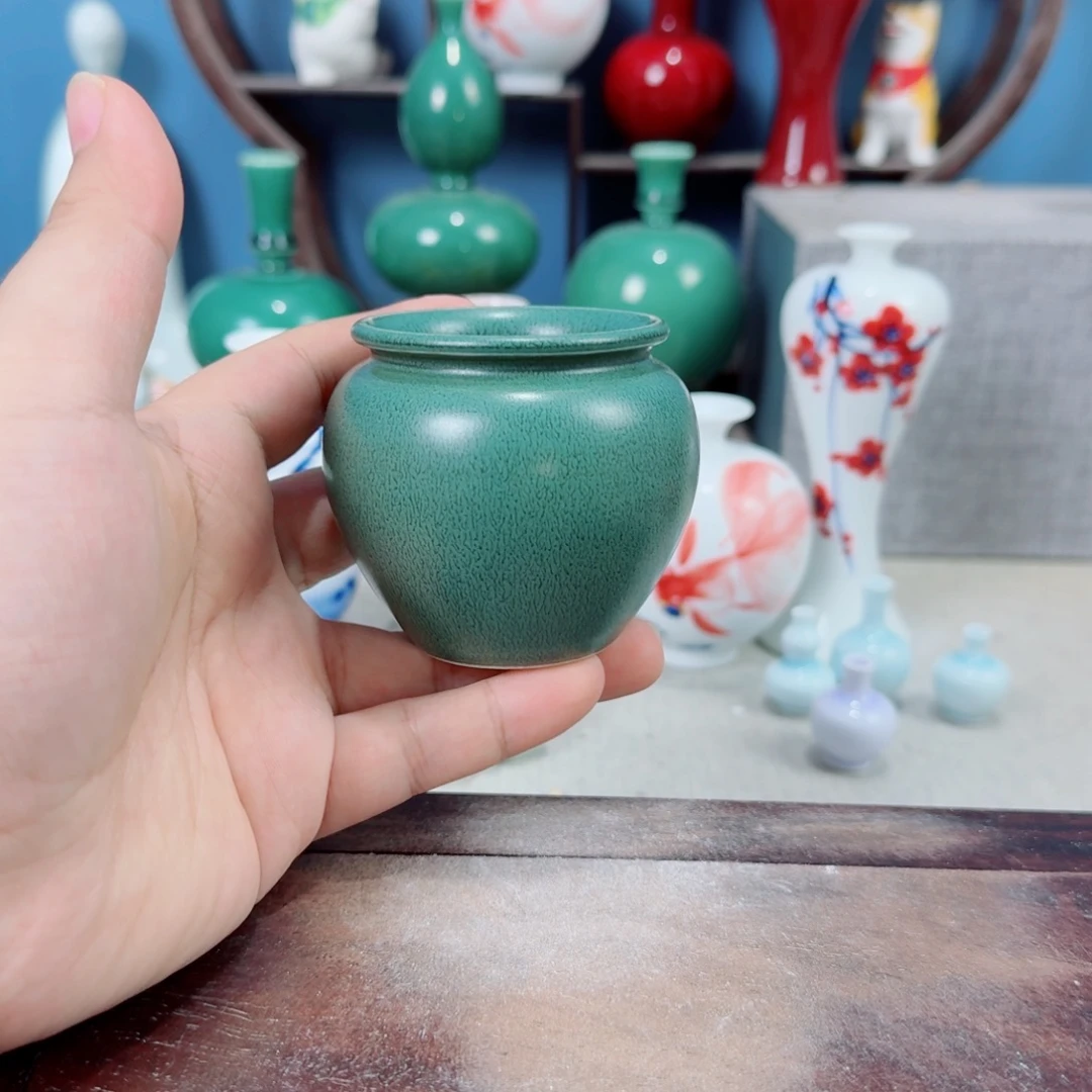 陶瓷手工小花器摆件