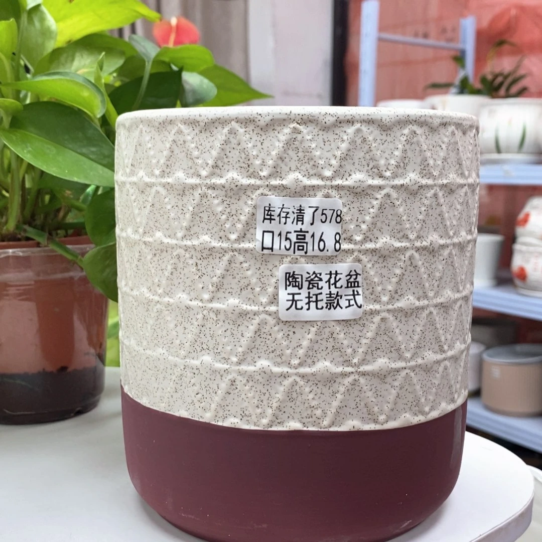 @夏西陶瓷花盆@@5578