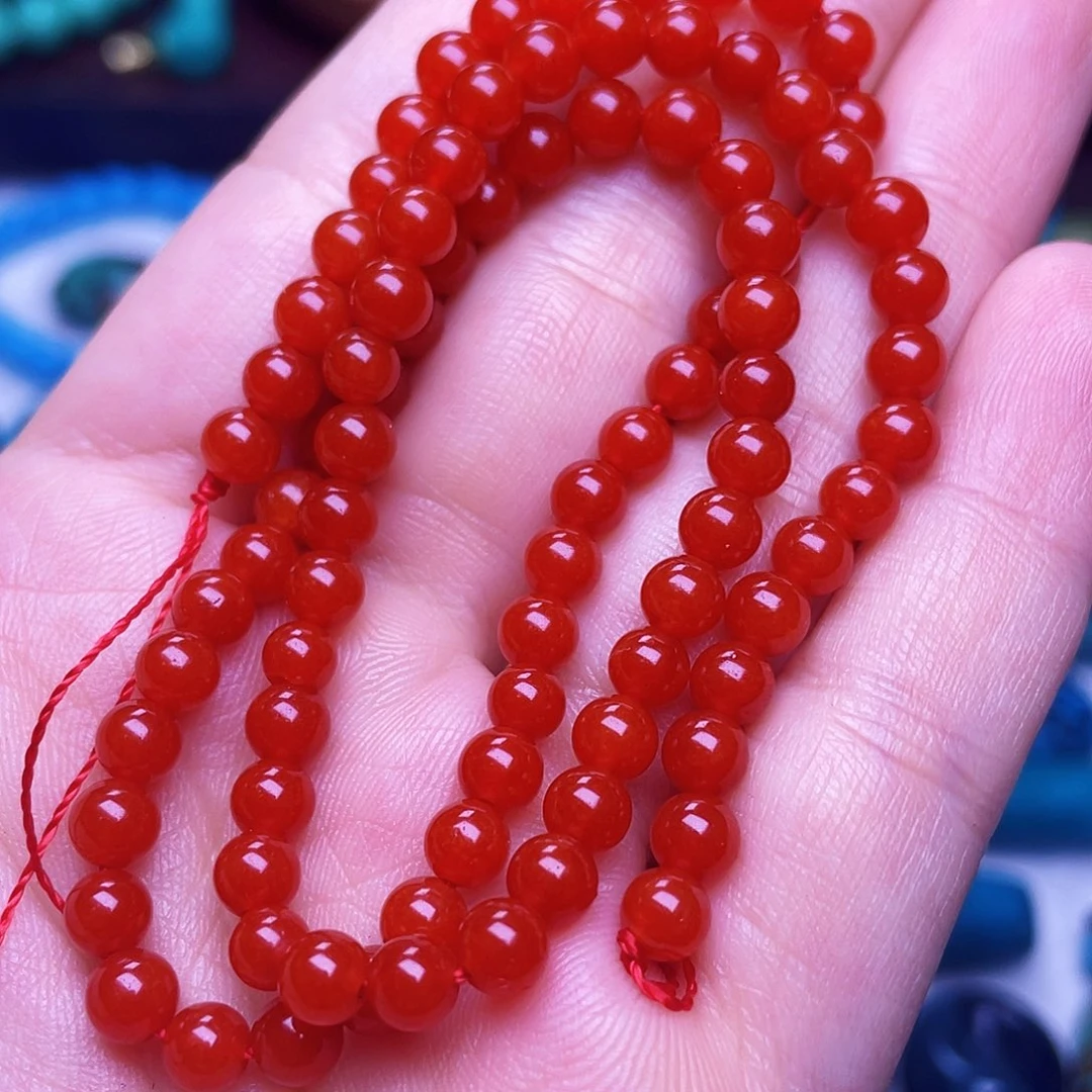 南红玛瑙未镶嵌珠宝半成品散珠佩珠多样化