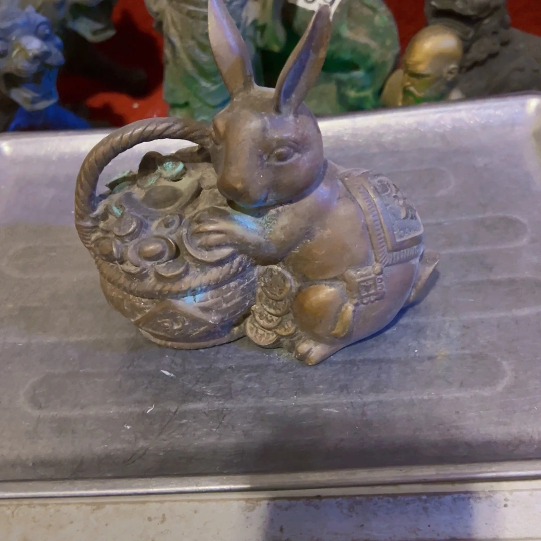 黄铜摆件，文房摆件