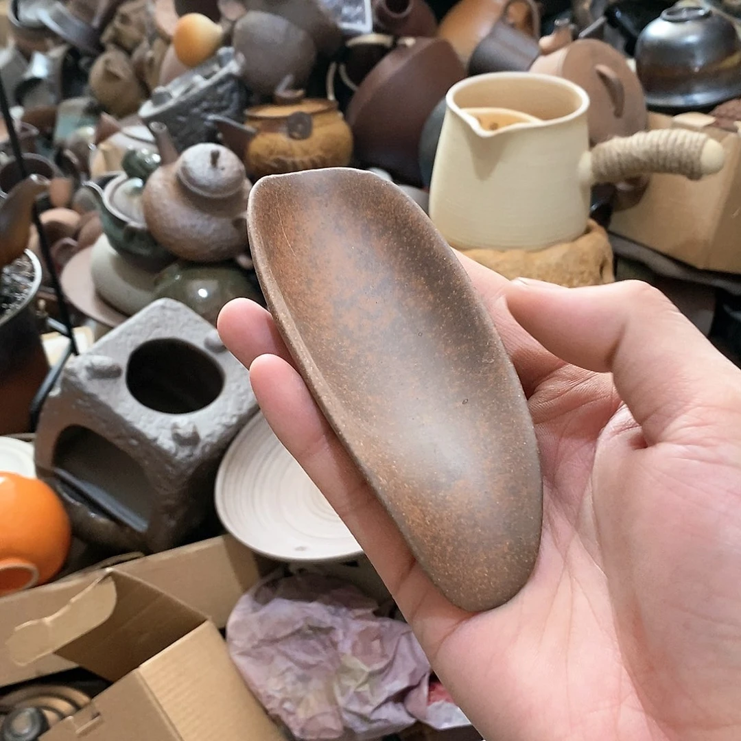 瓷片荷花的小秘密是否还有那么一点