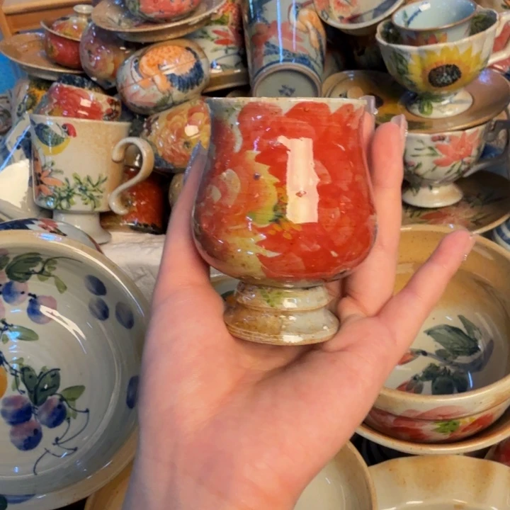 瓷片景德镇陶瓷手工手绘