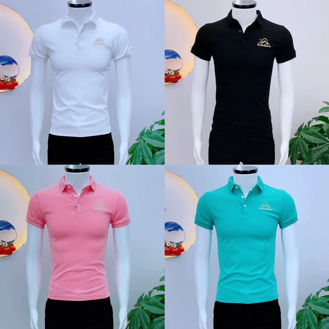 简约轻奢潮流男士新款Polo衫时尚修身大气男士帅气新款Polo衫