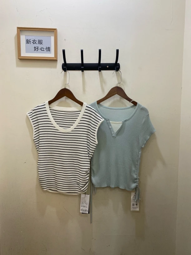 麦寻夏季新款短袖针织衫ztsfq006 tzqfs05a