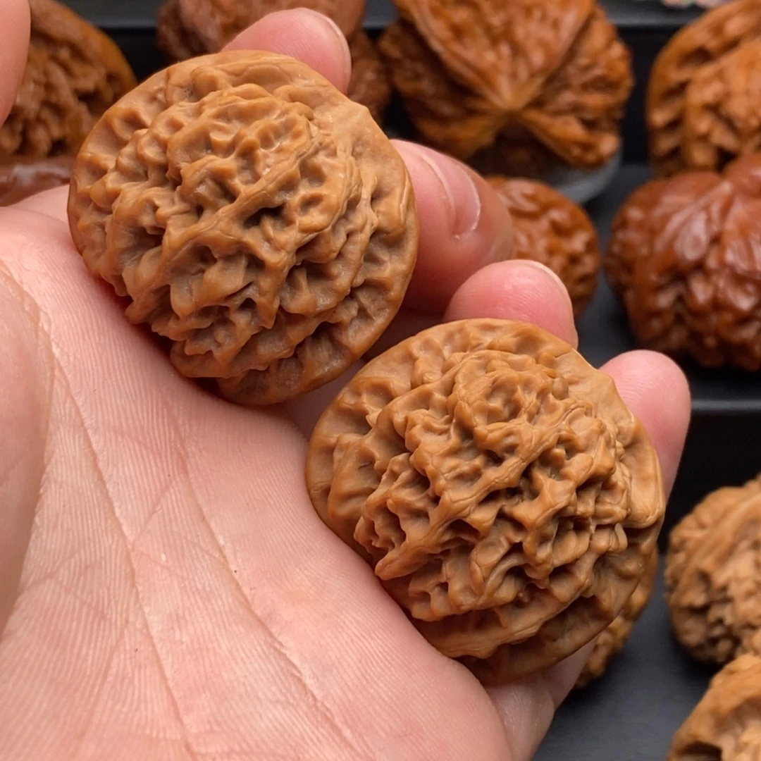 纤***星吊坠文玩核桃38秦闷