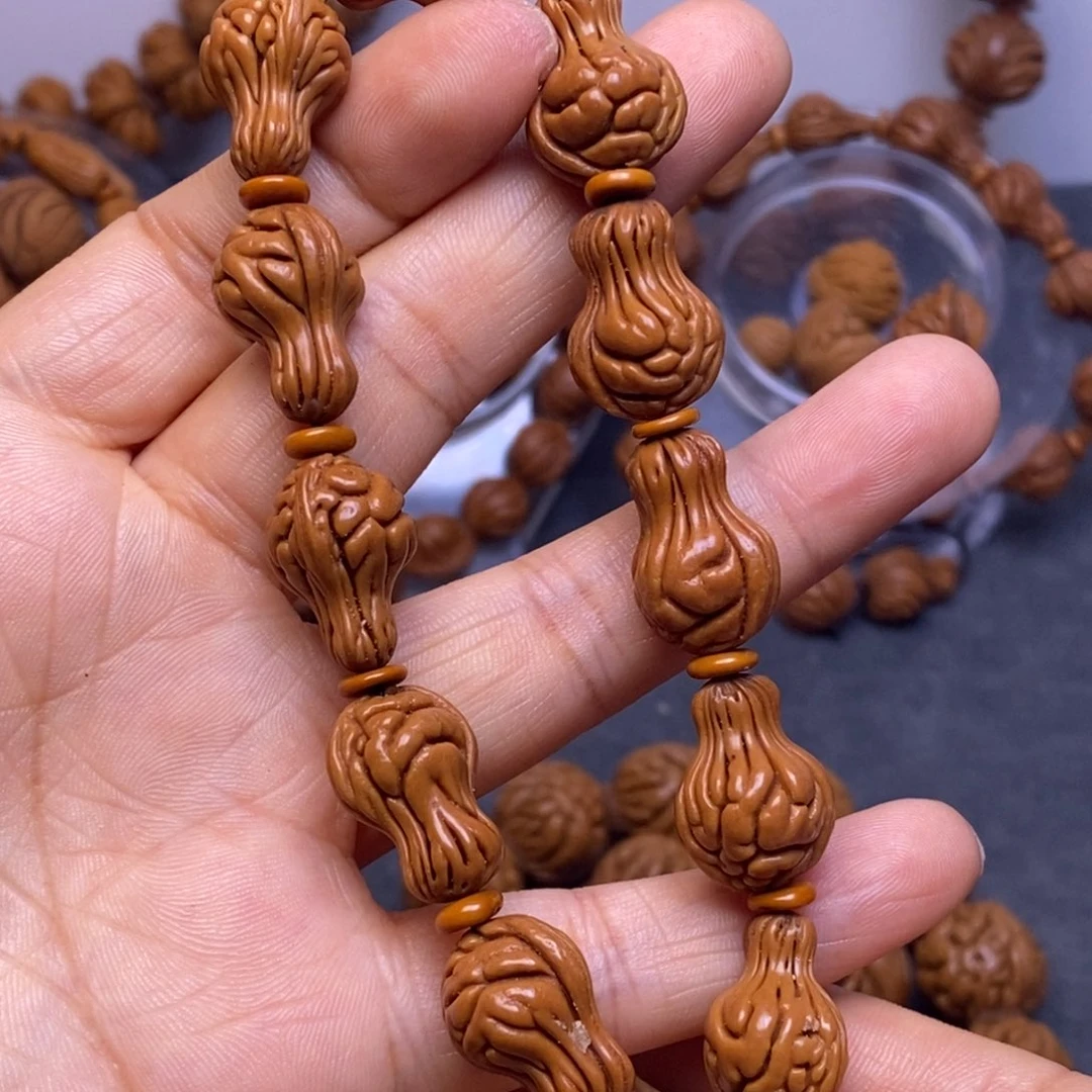 秦岭龙纹桃核11颗