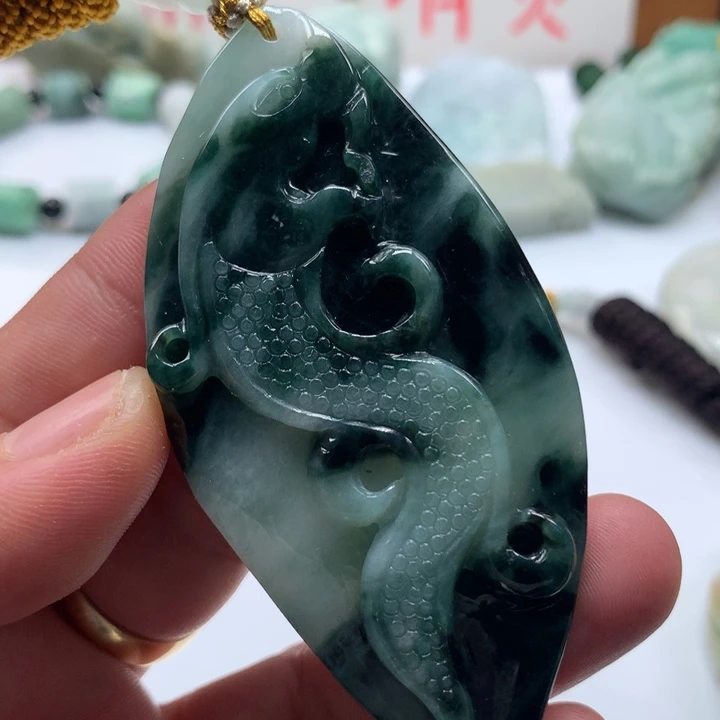 颈饰未镶嵌翡翠保真天然a货翡翠