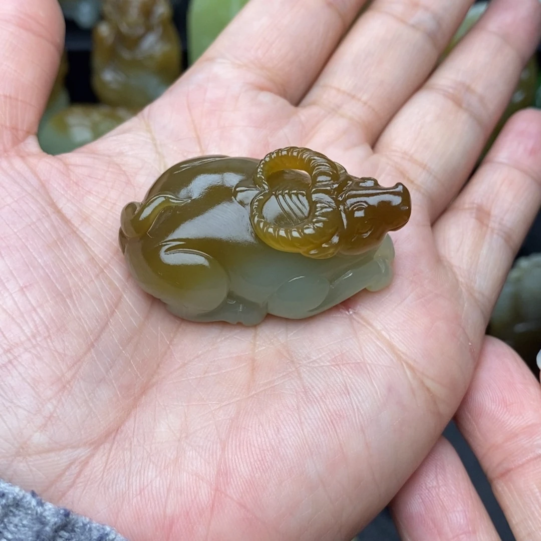 未镶嵌和田玉挂件孩***你