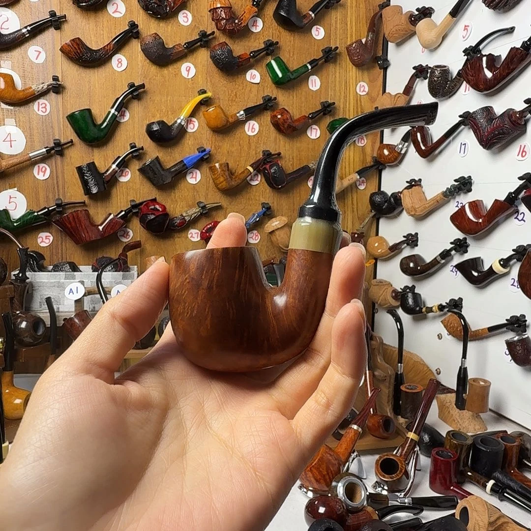 我***翔石楠木烟斗匈牙利大弯