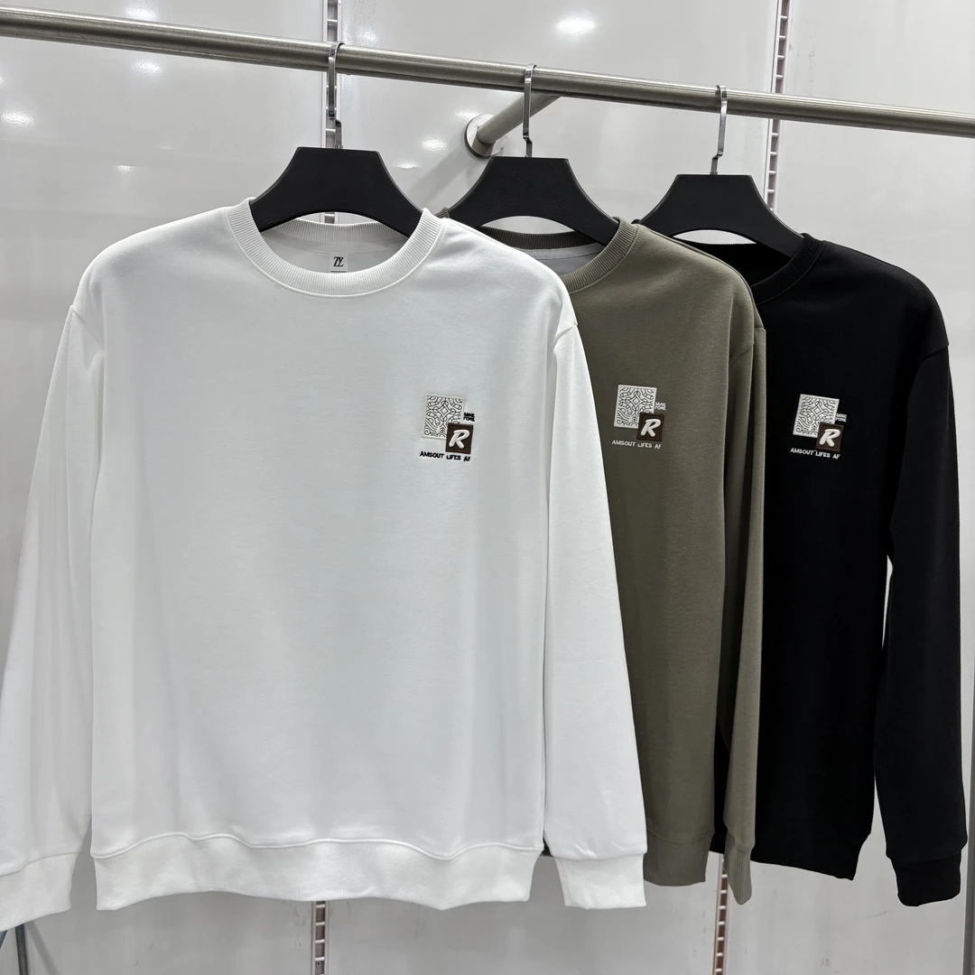 【闭店赔本】卫衣春款上新( 6262 R ）男士休闲百搭日常圆领长袖春季