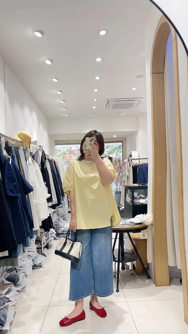 柒家 韩系小衫大码显瘦韩系