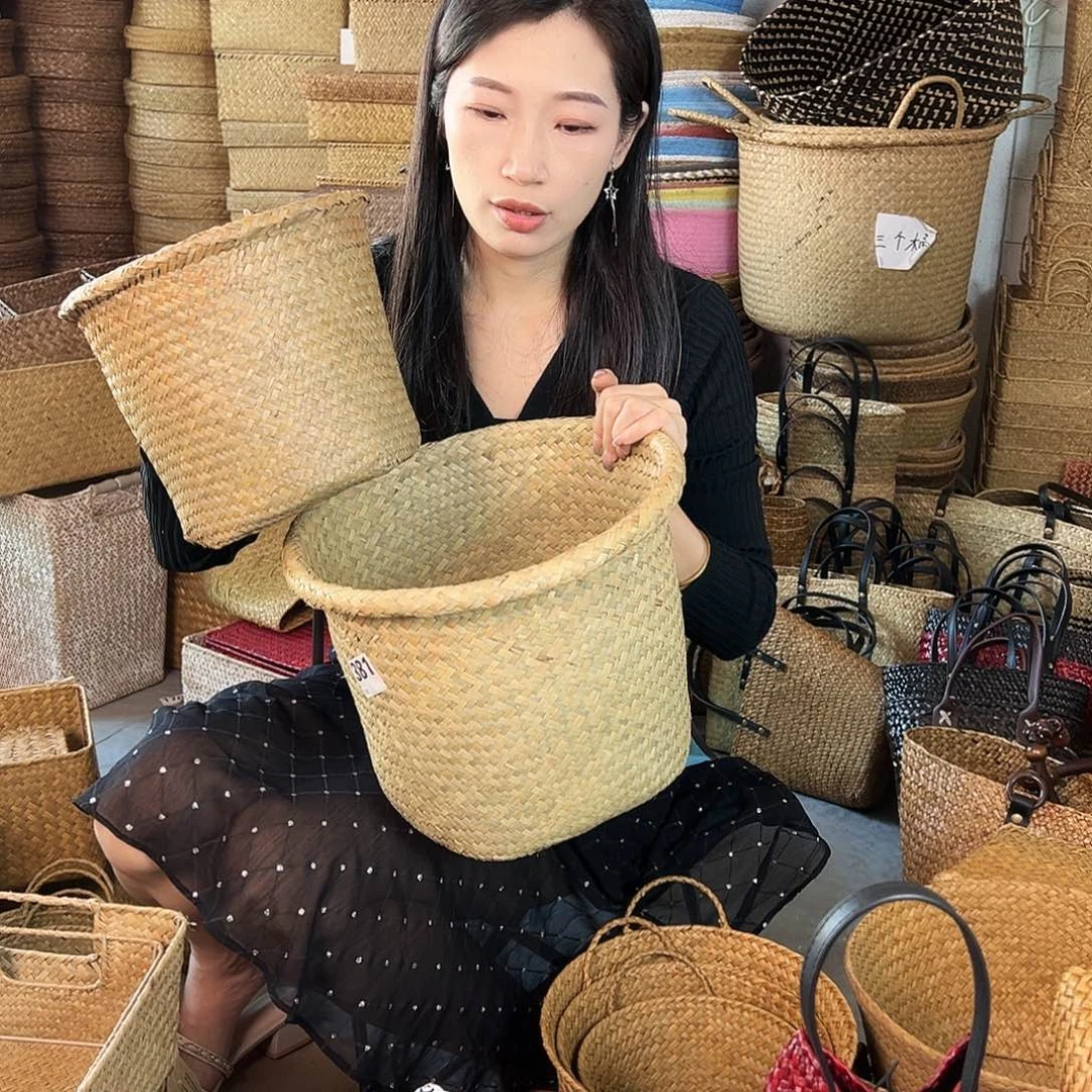 草编草编包/草编收纳盒微瑕疵
