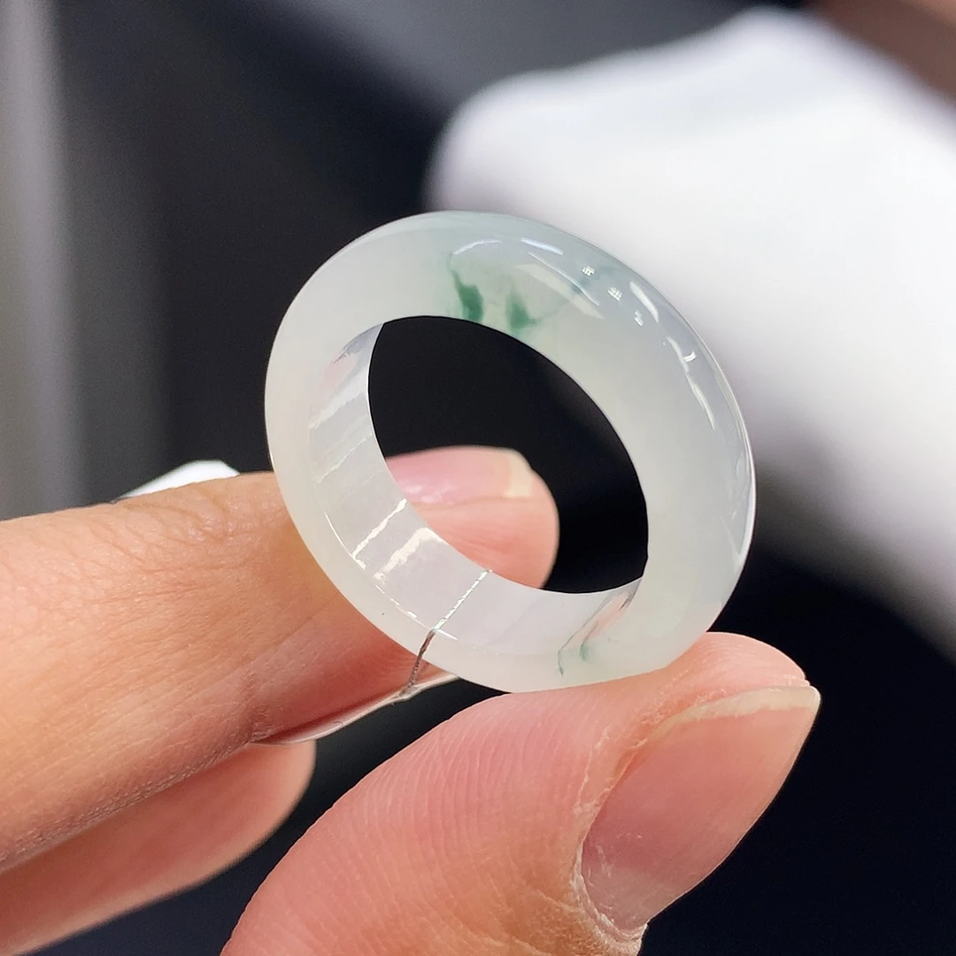 翡翠未镶嵌戒指14号