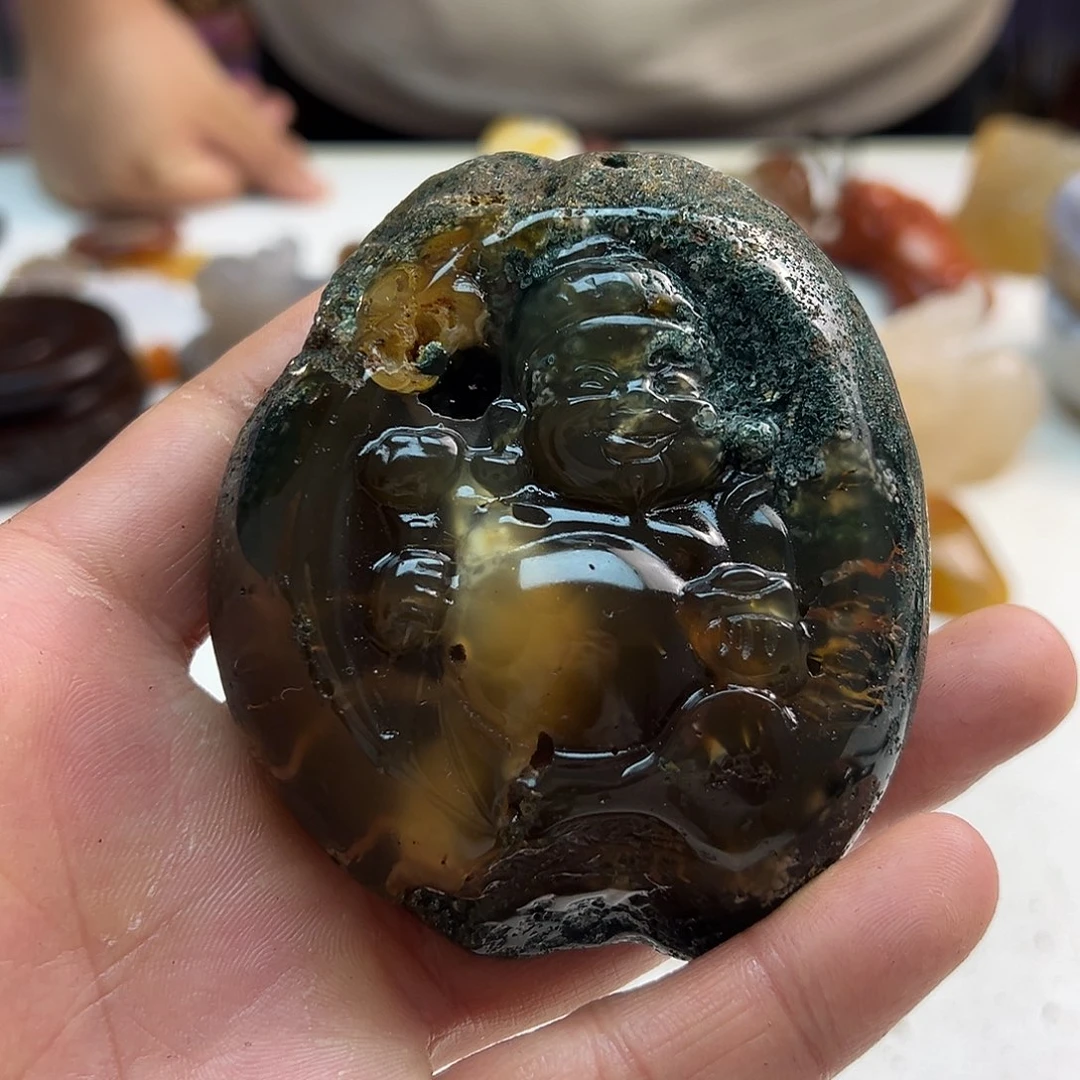 玛瑙/玉髓合金颈饰