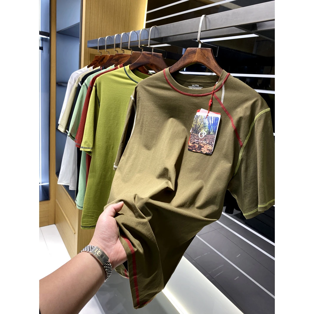 王炸！冷感速干透气！3D立体裁剪！男女款 运动短袖半袖T恤衫5601