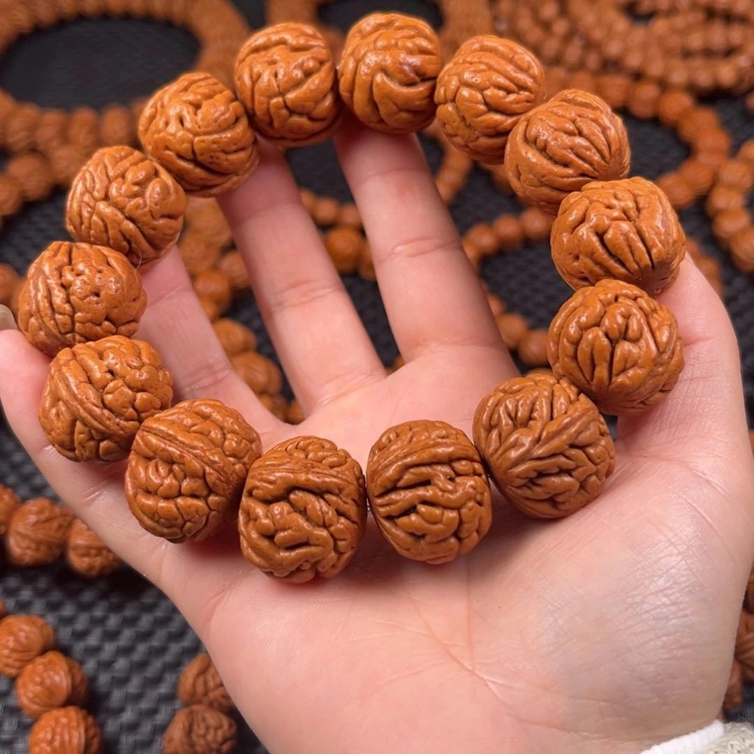 【闪购商品】桃核手串一***：Y9链接手串