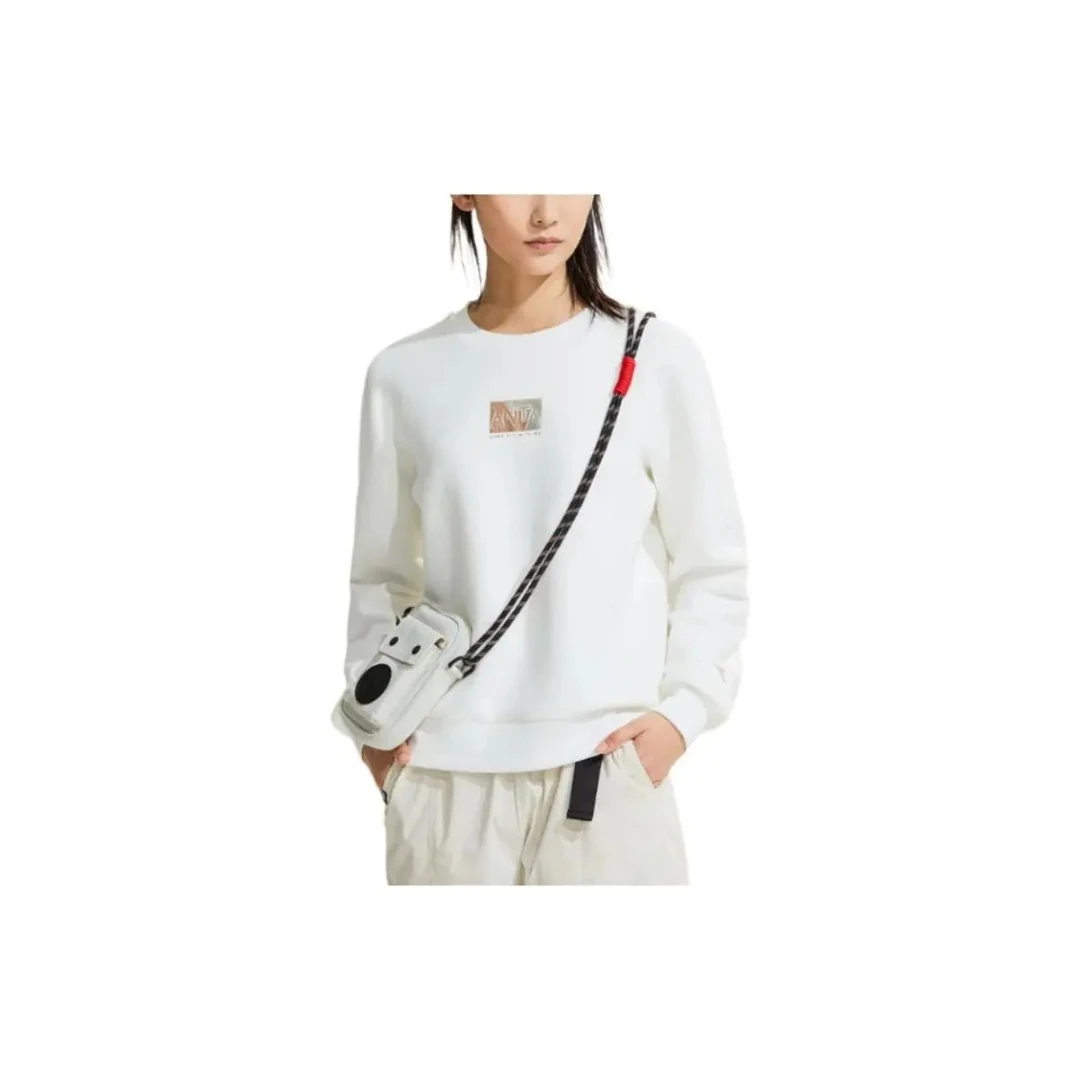 【直播特惠】安踏圆领休闲百搭针织舒适运动套头卫衣162317722