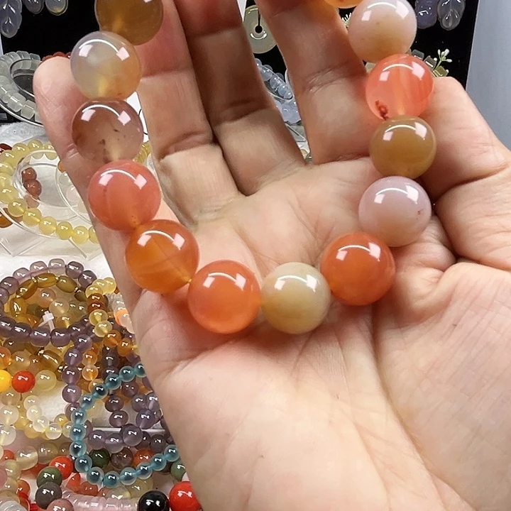 玛瑙/玉髓合金手链