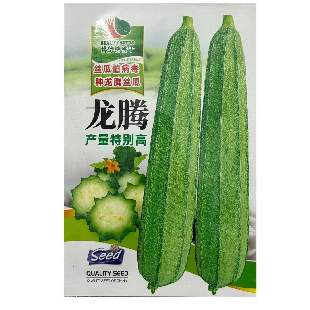龙腾小花点高抗病毒丝瓜种子60到75粒，适合海南、福建省浙江省种植