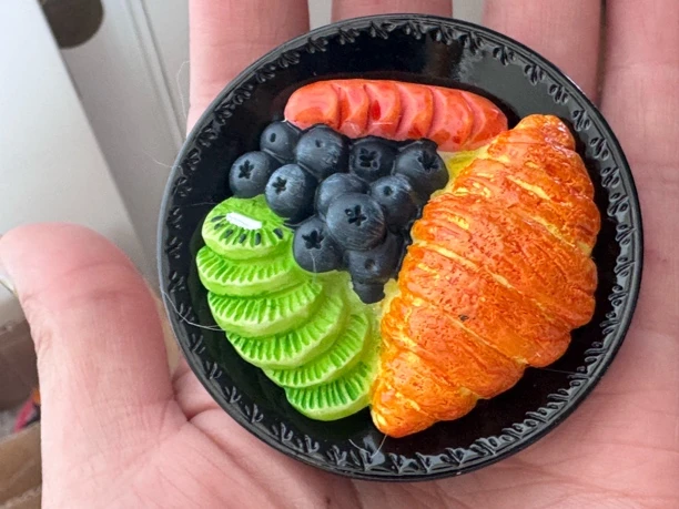 创意3D立体食玩冰箱贴冰箱贴磁铁磁吸全国各地小吃美食装饰吸铁石