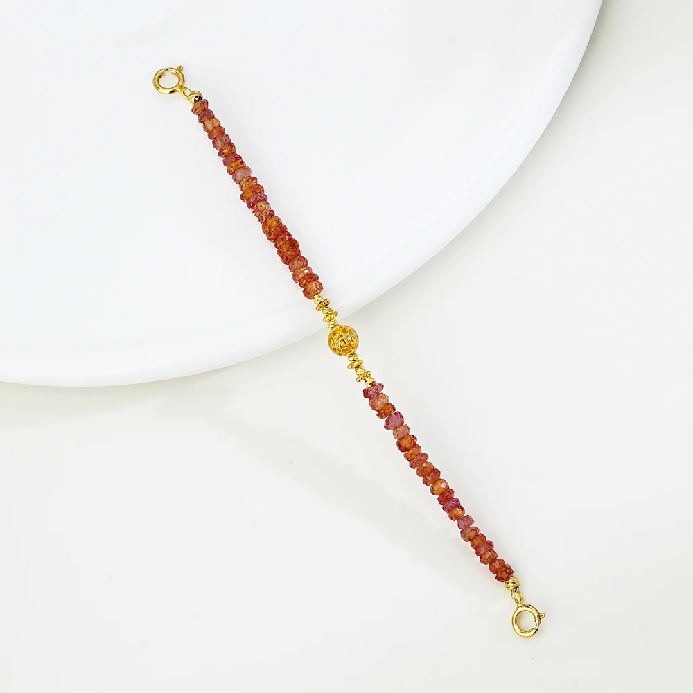 18K蓝宝石伴链（9公分）44096