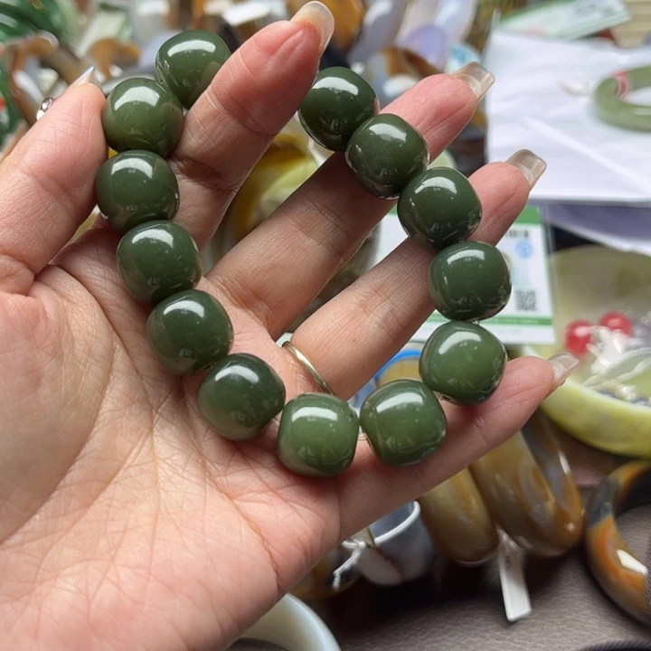 和田玉手链未镶嵌H****5