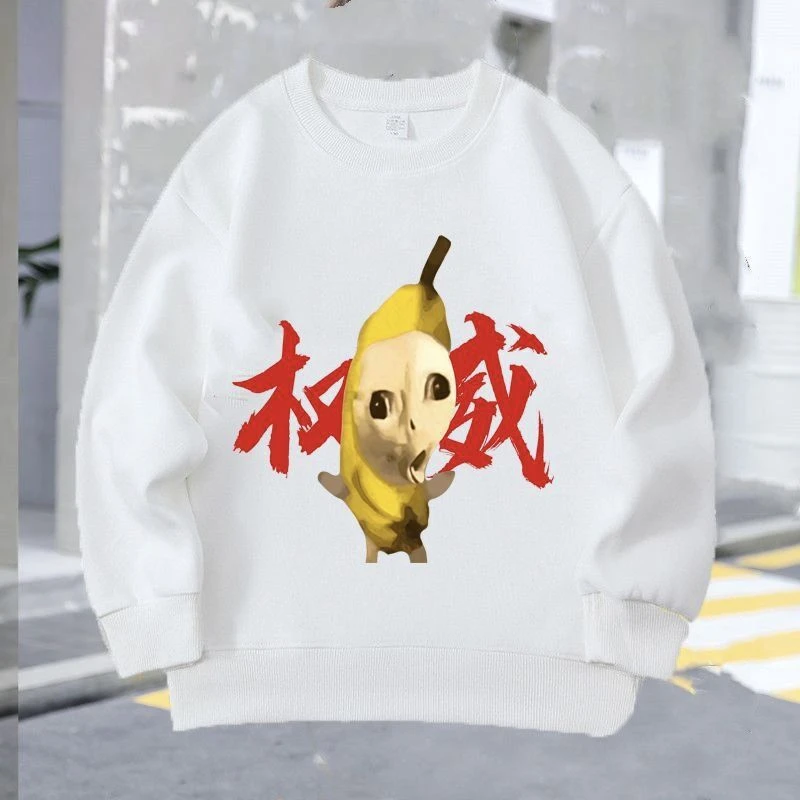 权威秋冬季歪嘴小猫表情米诺斯长袖学生S衣大头搞笑卫衣沙雕男童