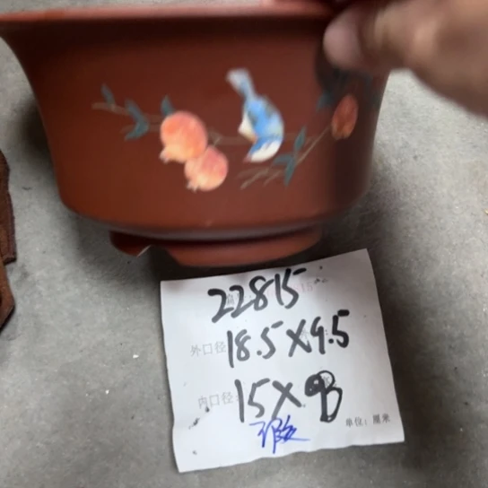 紫砂花盆花卉工艺