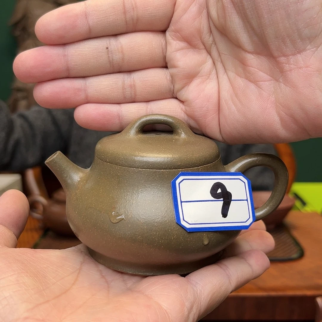 紫砂茶壶青段石瓢