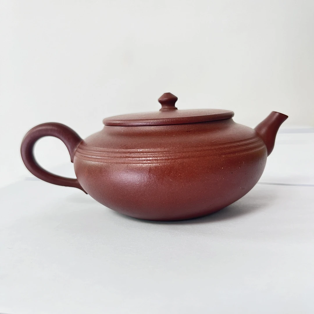 【精品紫砂】-lot004-线圆-清水泥-150cc-吕勤芳