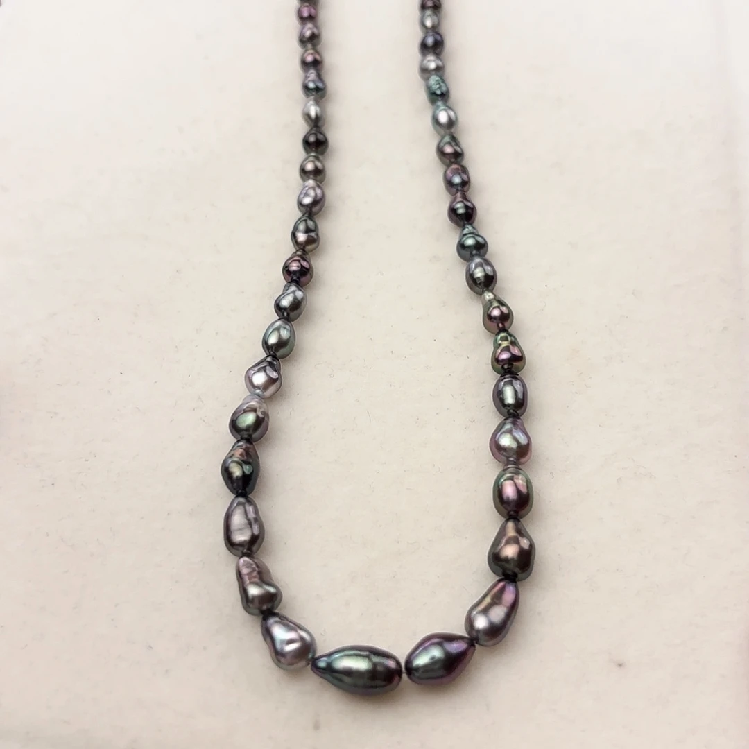 银S925镶嵌海水珍珠颈饰