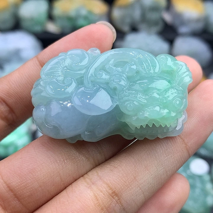 颈饰未镶嵌翡翠天然缅甸翡翠