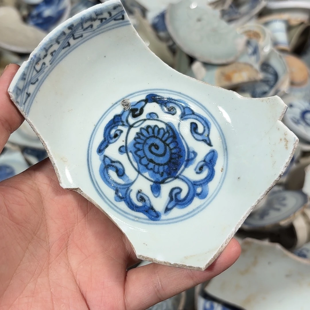 ****点瓷片瓷片标本，顺丰包邮