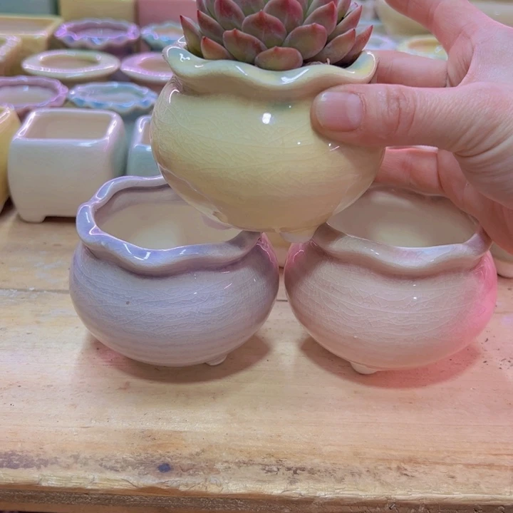 陶瓷花盆当场凑满12包邮