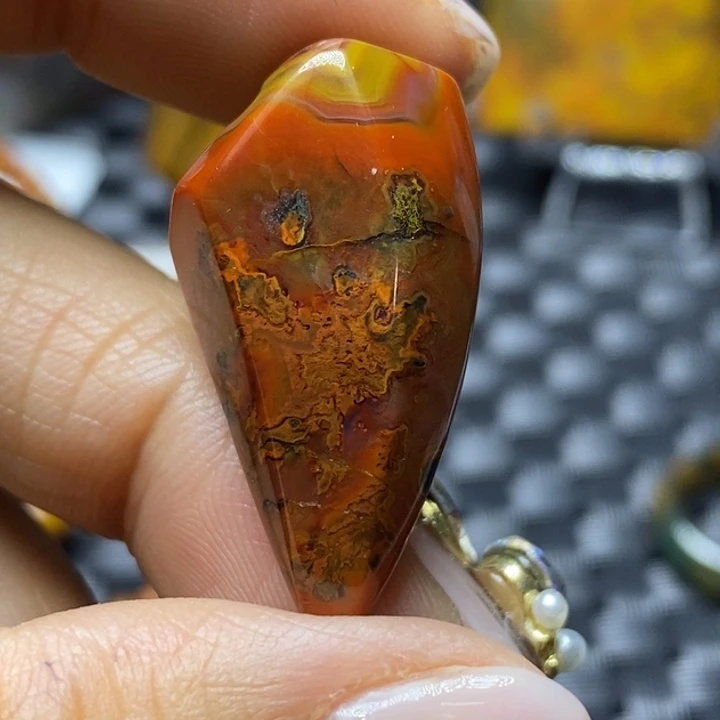 玛瑙/玉髓颈饰未镶嵌神****猫