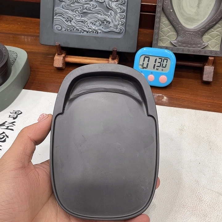 思***安易砚老坑玉带石砚台砚台砚台