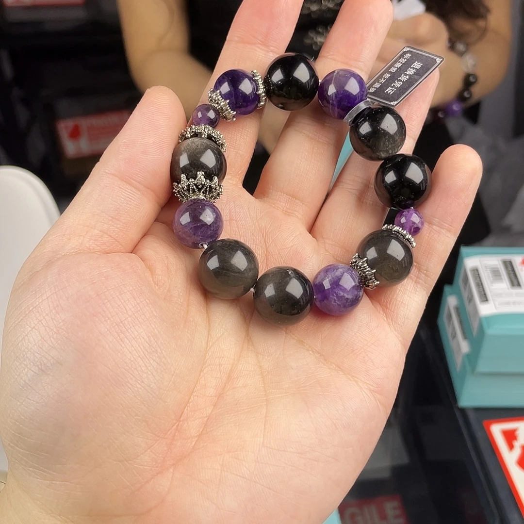 手链银S925镶嵌水晶