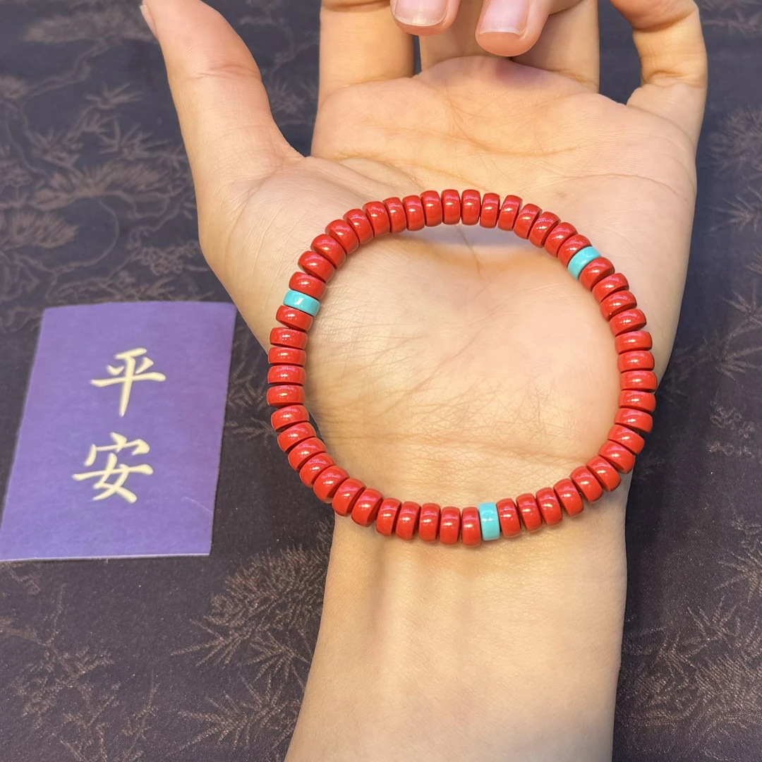 含辰砂工艺品331240HN 朱砂钱串子手串
