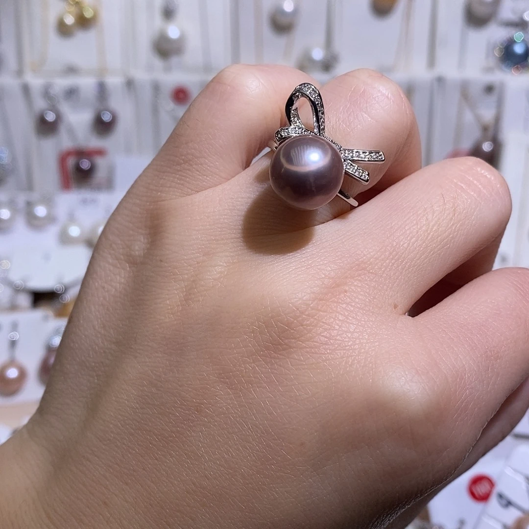 淡水珍珠戒指未镶嵌w11.9