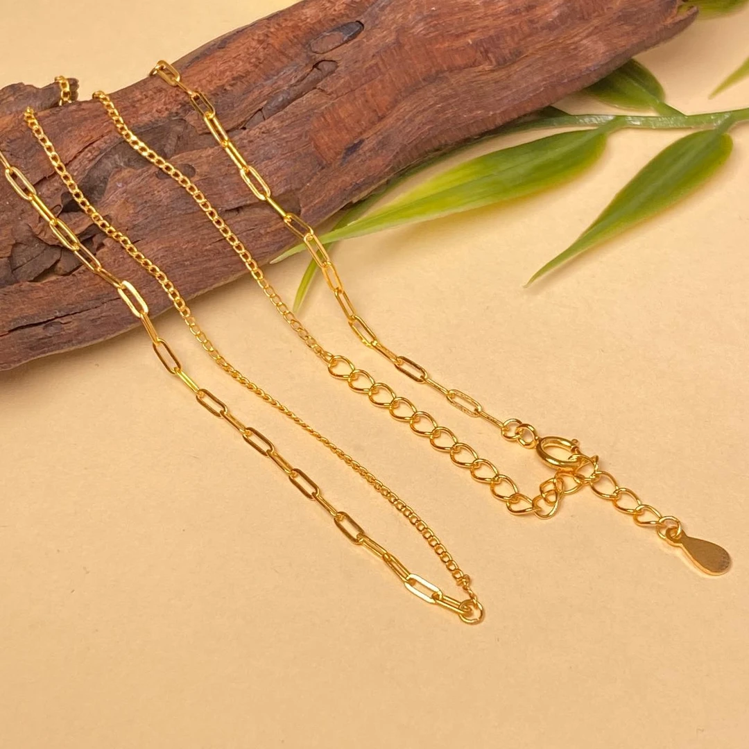 925银银制品 【铭记珠宝】S925银AB项链10-2DM110H145【约45cm】