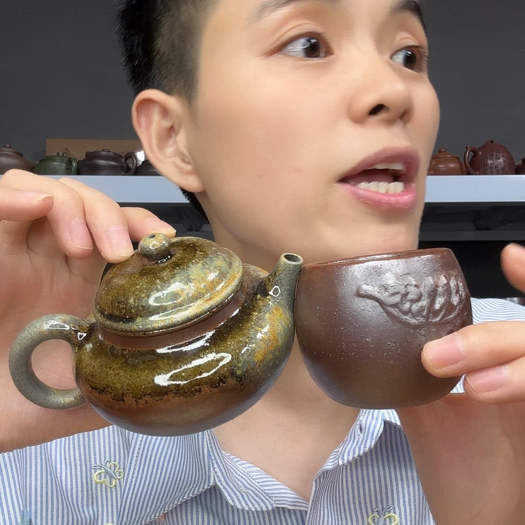 茶壶底槽青民间手艺人全手工制作