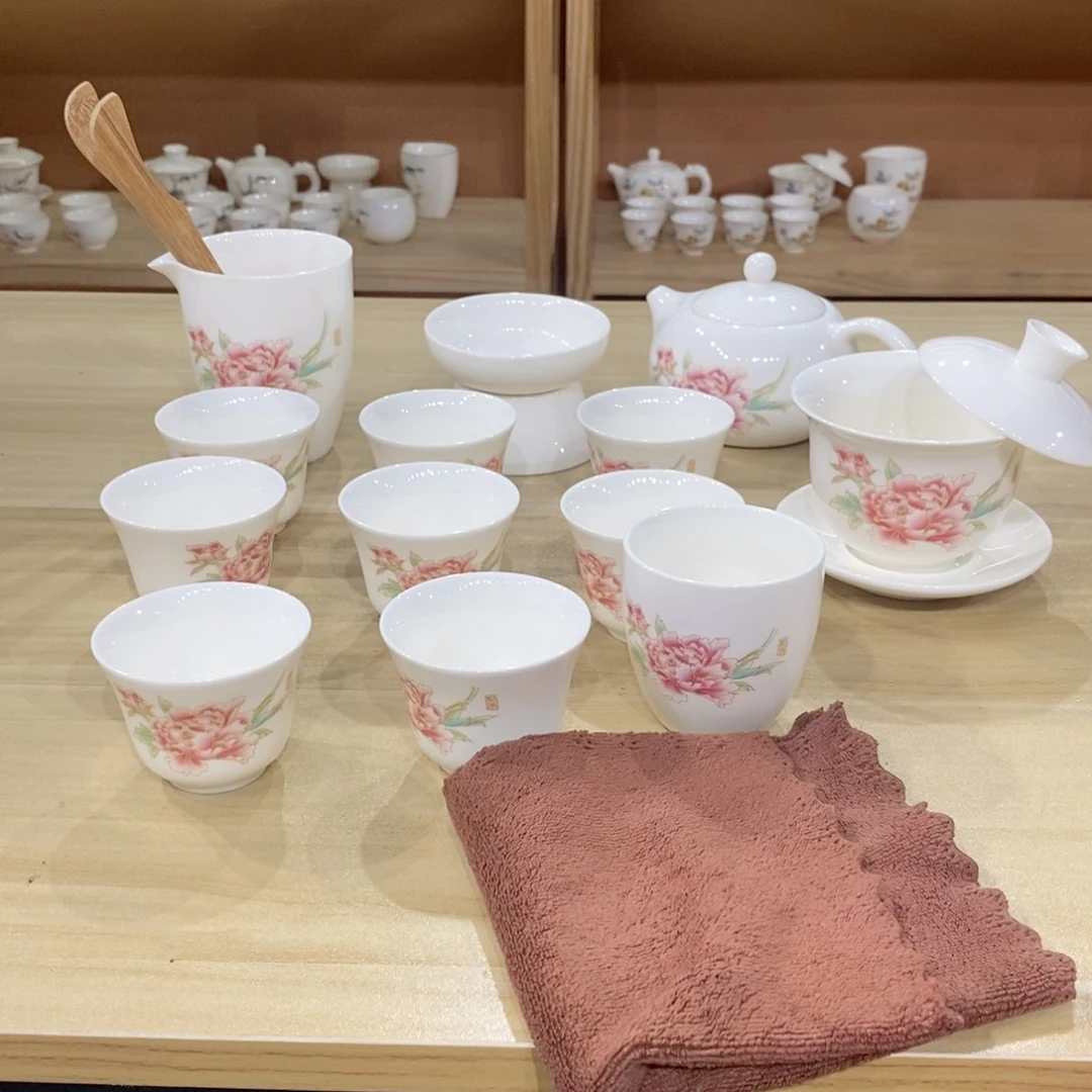 瓷片富贵16件00000000000