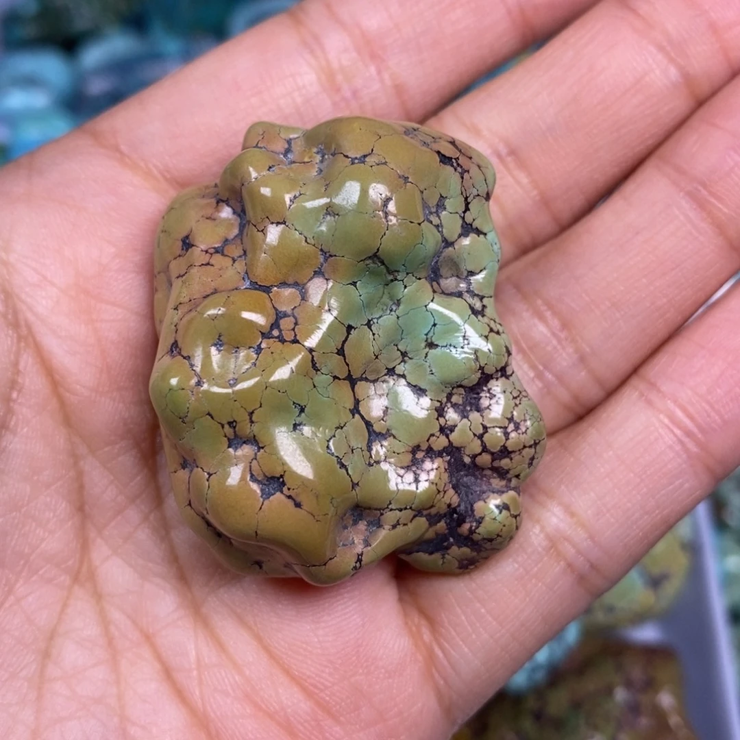 绿松石未镶嵌颈饰