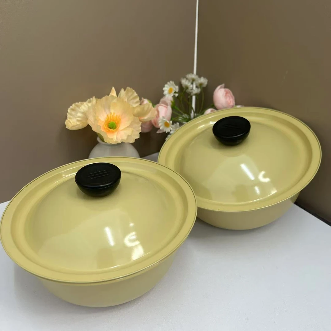 18厘米搪瓷锅带盖2个【汤姆粉丝专属】2025新品上市网红创新爆款出