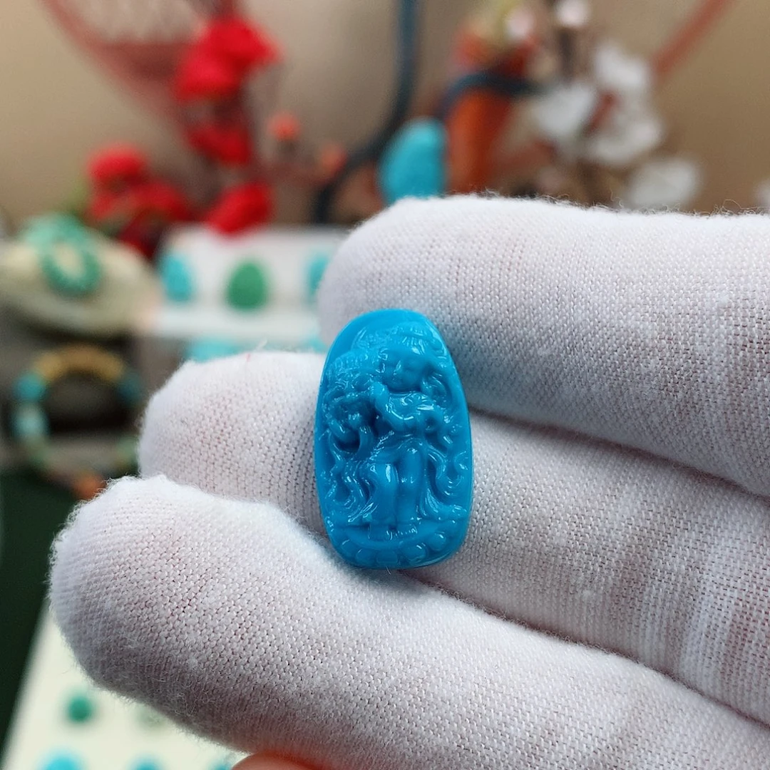 绿松石未镶嵌珠宝奇石