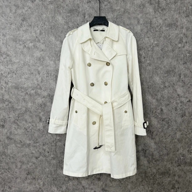 95新 GUCCI/古驰 古驰白色风衣外套