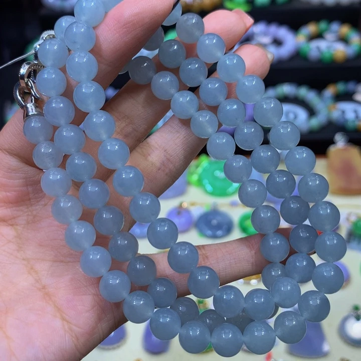 翡翠未镶嵌手链翡翠8