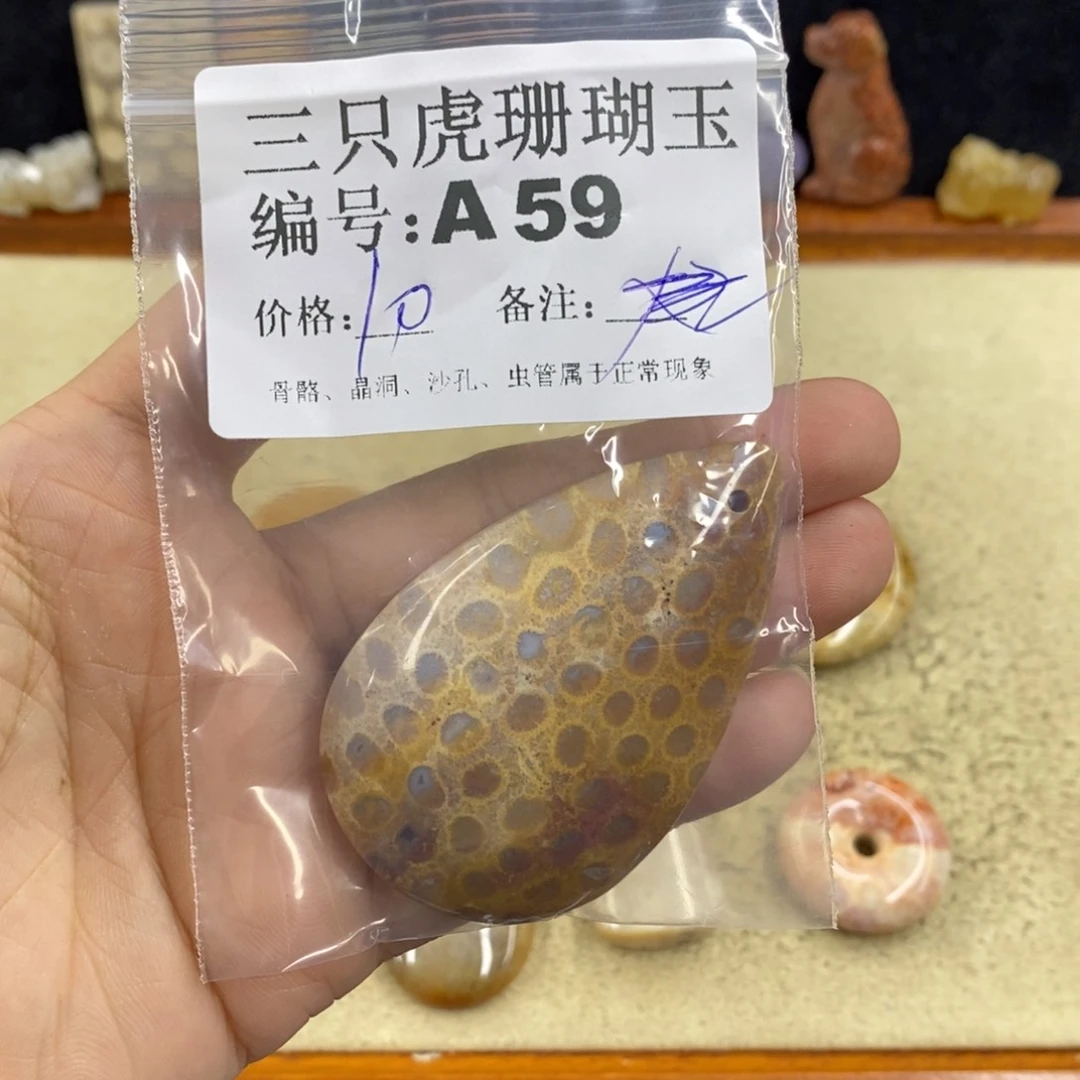 硅化珊瑚（珊瑚玉）1未镶嵌j**o